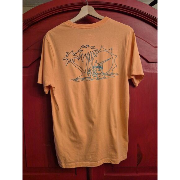 Nike Size Small The Nike Tee Orange Sun Beach Palm Trees Shirt Shirt Not a Spot - Picture 3 of 3